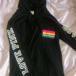 PINK Hooded Long Sleeve